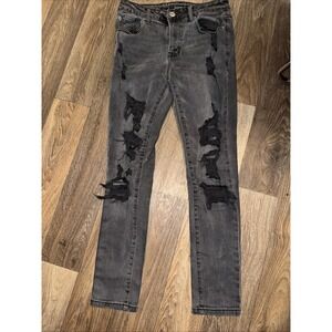 Women's Black Rue 21 Distressed Jeans size 30